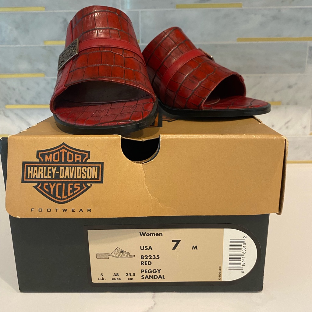 Harley-Davidson Red Women's Sandals